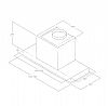 Elica Hidden 2.0 IXGL/A/72 Μηχανισμός Απορρόφησης Inox-γυαλί 72cm
