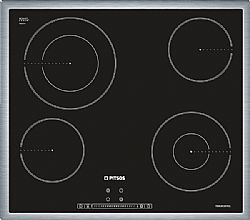 Pitsos CRD645M06 αυτόνομη κεραμεική εστία Inox
