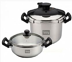 Izzy Σετ Multi Quattro Χύτρα Ταχύτητας 8 LT + 4 LT (213106)