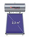 Pyramis Premium 160lt / 2,3m² Ηλιακός θερμοσίφωνας Επιλεκτικού συλλέκτη Διπλής Ενέργειας