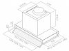 Elica Box In Plus 60 Inox-Λευκό Γυαλί Εντοιχιζόμενος Απορροφητήρας