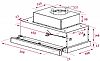 Teka CNL 6815 PLUS inox Συρόμενος απορροφητήρας 60cm (F.870.SS) 	