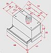 Teka TL 6310 Συρόμενος απορροφητήρας 60cm inox 