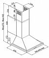 Davoline Airtechno Plus IX 90cm Απορροφητήρας Καμίνι