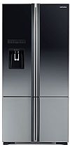 Hitachi R-WB730PRU6X XGR Ψυγείο Ντουλάπα Γκρι ντεγκραντέ με κρυστάλλινη επένδυση στις πόρτες 