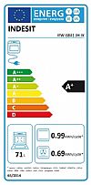 Indesit IFW 6841 JH IX Φούρνος εντοιχιζόμενος ανεξαρτητος με τηλεσκοπικό μηχανισμό Α+