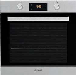 Indesit IFW 6841 JH IX Φούρνος εντοιχιζόμενος ανεξαρτητος με τηλεσκοπικό μηχανισμό Α+