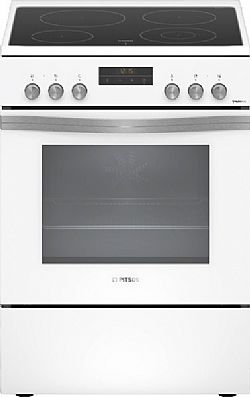 Pitsos PHSA39220 κουζίνα με κεραμική εστία λευκή