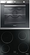 Candy FCXP613X + CH64C Σετ εντοιχιζόμενου φούρνου + Κεραμικής εστίας Inox A