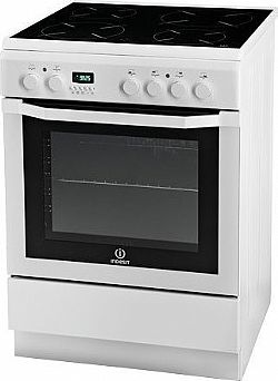 Indesit I6VMC6A(W)GR  κουζίνα με κεραμική εστία λευκή 