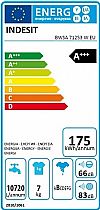 Indesit BWSA 71253 W EU Πλυντήριο Ρούχων slim line 7kg A+++