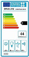 Davoline Esse 60 Plus WH Απορροφητήρας Συρόμενος 60cm Λευκός