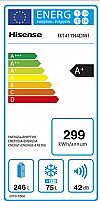 Hisense RT417N4DW1 Δίπορτο ψυγείο NoFrost Λευκό F 