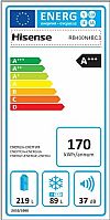 Hisense RB400N4BC3 Ψυγειοκαταψύκτης NoFrost Inox 308lt A+++ 