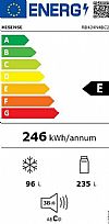 Hisense RB434N4BC2 Ψυγειοκαταψύκτης NoFrost Inox  Ε (ΠΡΩΗΝ A++)