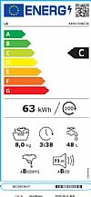 LG F4WV308S3E Πλυντήριο ρούχων με λειτουργία ατμού 8kg 