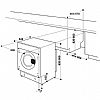 Whirlpool BI WMWG 91484E Εντοιχιζόμενο πλυντήριο ρούχων 9kg 