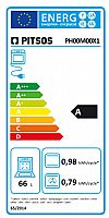 Pitsos PA00FF02 εντοιχιζόμενο σετ φούρνος+εστία (PH00M00X1 + CRE611S06)