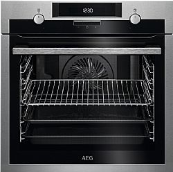 AEG BEE431310M εντοιχιζόμενος ανεξάρτητος φούρνος inox 71lt + Δώρο τηλεσκοπικός μηχανισμός 