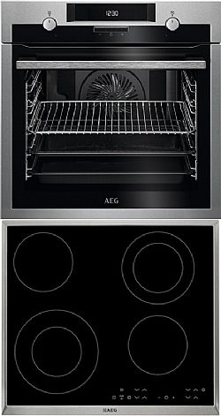 AEG BEE431310M + HK634021XB Σετ ανεξάρτητος φούρνος + εστία Δώρο τηλεσκοπικός μηχανισμός 