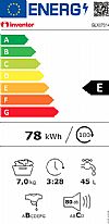 Inventor GLX07014 Πλυντήριο Ρούχων 7kg 
