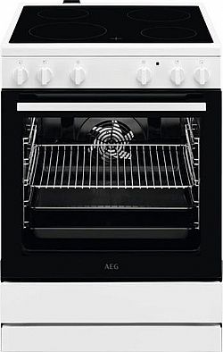 AEG CCB6200ABW Kουζίνα με κεραμική εστία λευκή 