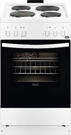 Zanussi ZCE550H1WA εμαγιέ ηλεκτρική κουζίνα 50cm 