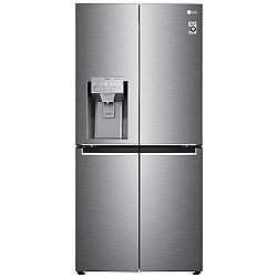 LG GML844PZKZ Ψυγείο ντουλάπα NoFrost Platinum Silver 