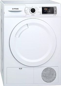 Pitsos WTP701D8 Στεγνωτήριο με αντλία θερμότητας 8kg 
