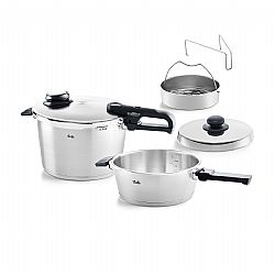 Fissler Νέο Set Quattro Vitavit Premium 8lt + τηγάνι 4Lt