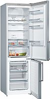 Bosch KGN397LEQ Ψυγειοκαταψύκτης NoFrost 368lt Metal Look