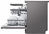 LG DF325FPS Ελεύθερο πλυντήριο πιάτων ατμού 60cm Inox/Silver 