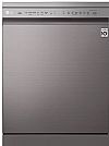 LG DF325FPS Ελεύθερο πλυντήριο πιάτων ατμού 60cm Inox/Silver 