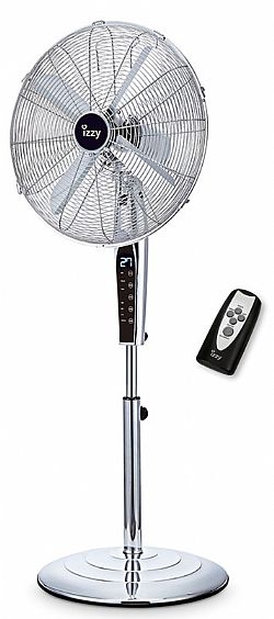 Izzy IZ-9024 Ανεμιστήρας δαπέδου με τηλεχειριστήριο 40cm 70Watt 223430