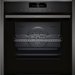 Neff B48FT68G1 εντοιχιζόμενος φούρνος ατμού Γραφίτης με Τηλεσκοπικό μηχανισμό 1 επιπέδου