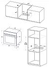 Davoline DSXO 8004 IX ανεξάρτητος φούρνος inox με τηλεσκοπικό μηχανισμό