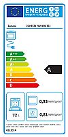 Zanussi ZOHEF2X εντοιχιζόμενος φούρνος inox 72Lt A