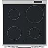 Indesit IS67V8CHW/E κουζίνα με κεραμική εστία με ατμό λευκή