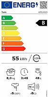 Tesla WF81492M Πλυντήριο ρούχων 8kg 