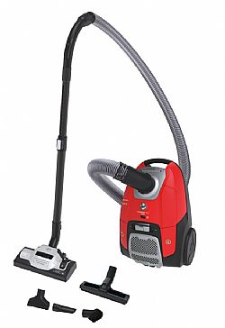 Hoover HE510HM 011 H-Energy 500 Ηλεκτρική σκούπα 700W με σακούλα 3.5lt κόκκινη