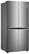 LG GMB844PZFG Ψυγείο ντουλάπα NoFrost Platinum Silver 