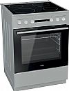 Korting KEC6A40XPG Κουζίνα 71lt με Κεραμικές Εστίες 60cm Inox