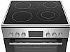 Bosch HKR39A250U κουζίνα με κεραμική εστία Inox με ύψος 90cm