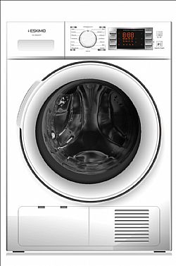Eskimo ES DR805HP Στεγνωτήριο με αντλία θερμότητος Green Gas 8kg A++