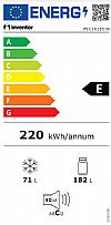 Inventor PSC18155IN Ψυγειοκαταψύκτης Total NoFrost Inox 253lt 