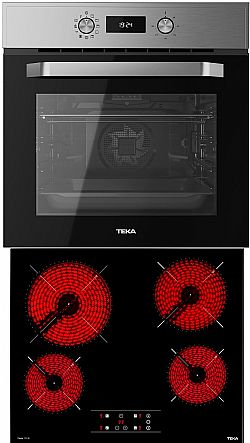 Teka HSB 645 Wish Hydroclean + TBC 64010 εντοιχιζόμενος φούρνος + εστία 