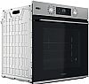 Whirlpool OMSK58HU1SX ανεξάρτητος φούρνος inox 71lt  A+ με Τηλεσκοπικό μηχανισμό
