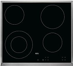 AEG HK624010XB αυτόνομη κεραμική εστία Ιnox πλαίσιο