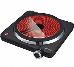 Κεραμική εστία Μονή PRCP-40251 Primo 22εκ. 1500W Μαύρη
