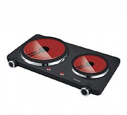 Κεραμική εστία Διπλή PRCP-40252 Primo 16.5εκ.-1000W + 22εκ.-1500W Μαύρη